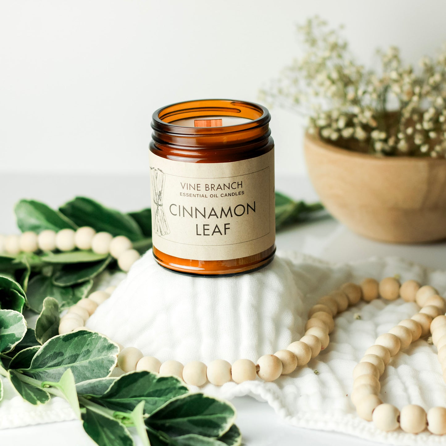 Cinnamon Leaf | 9 oz Essential Oil Candle